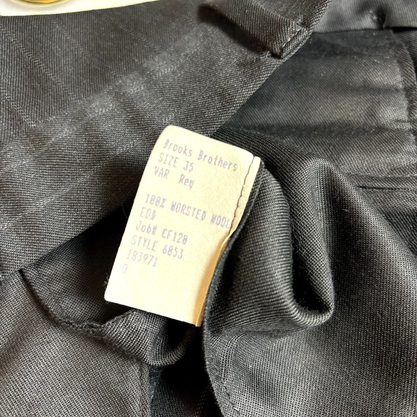 Brooks Brothers Brooks Brothers Men's 41R Striped Wool 2 Piece Suit With Dre Size 40R - 10 Thumbnail