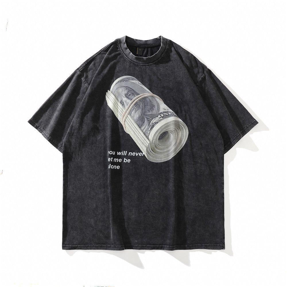 Japanese Brand × Vintage 90s Design Dollar Bill Oversized Printed Vintage T Shirt Size US M / EU 48-50 / 2 - 1 Thumbnail