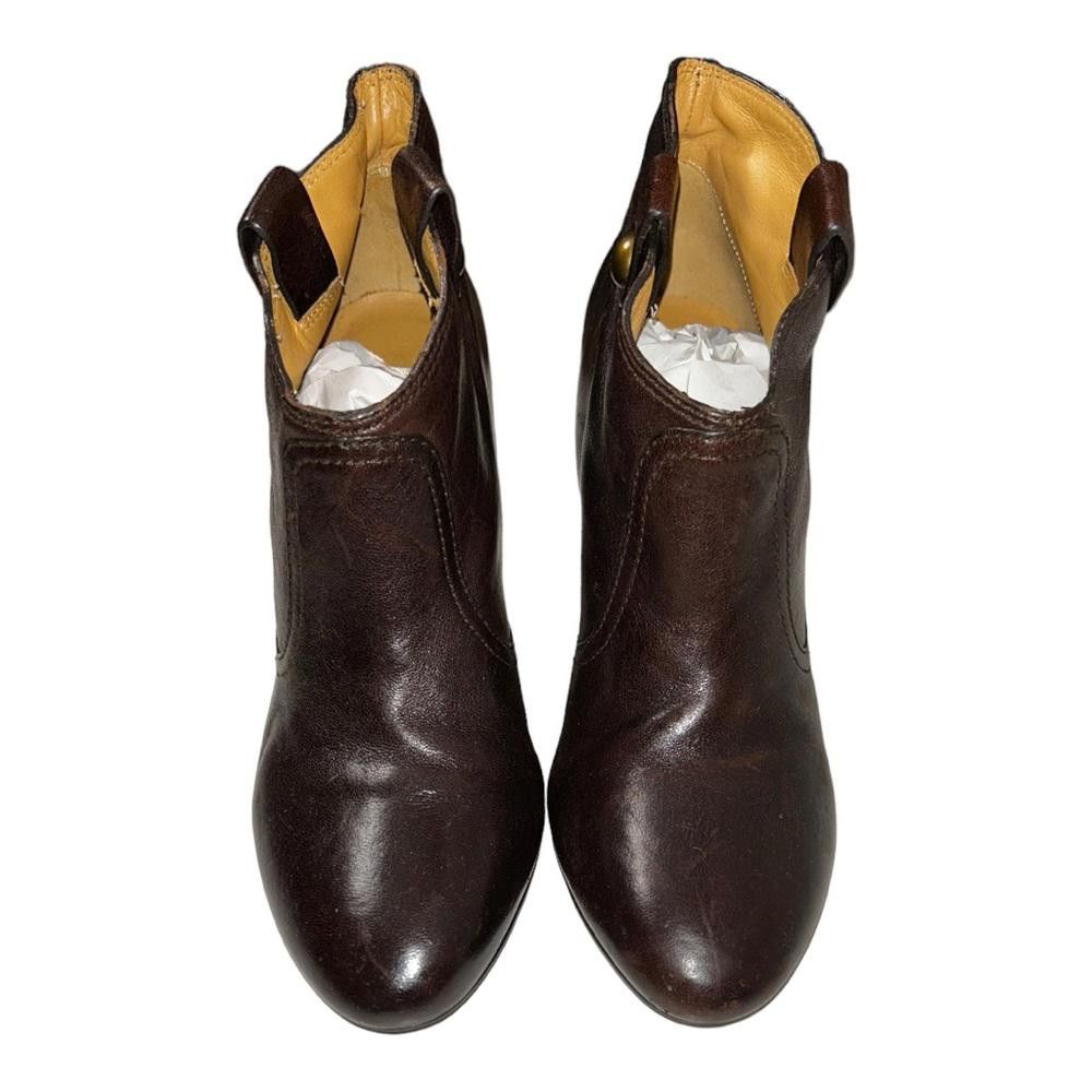 Coach Coach l Aliza Brown Leather Heeled Bootie Size 7 Size US 7 / IT 37 - 2 Thumbnail