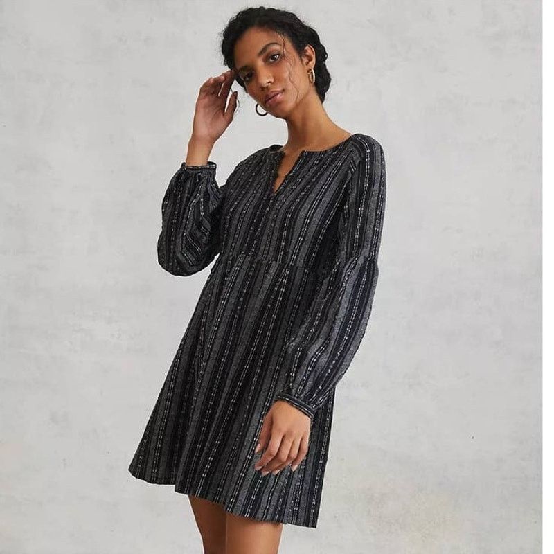 Anthropologie New Anthropologie Siobhan Tunic Dress by AFTERNOON $168 Sz 2 Size XS / US 0-2 / IT 36-38 - 2 Thumbnail