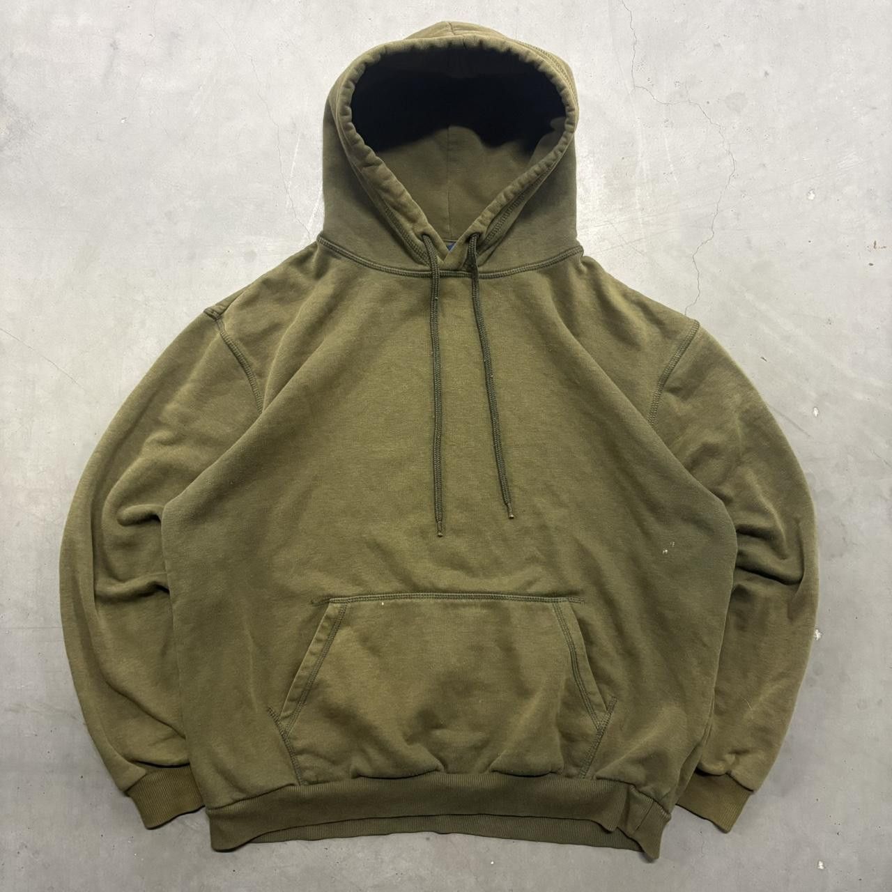 Vintage Crazy Vintage Y2K/2000s green Relaxed Oversized Quality Hoodie! Size US M / EU 48-50 / 2 - 1 Thumbnail
