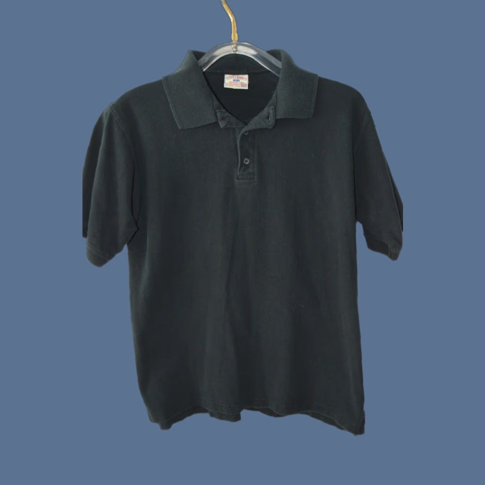 Vintage Steve & Barry's Polo Shirt Men's L Short Sleeve Solid Black Pullover Shirt polo shirt casual golf clothes Size US L / EU 52-54 / 3 - 1 Thumbnail