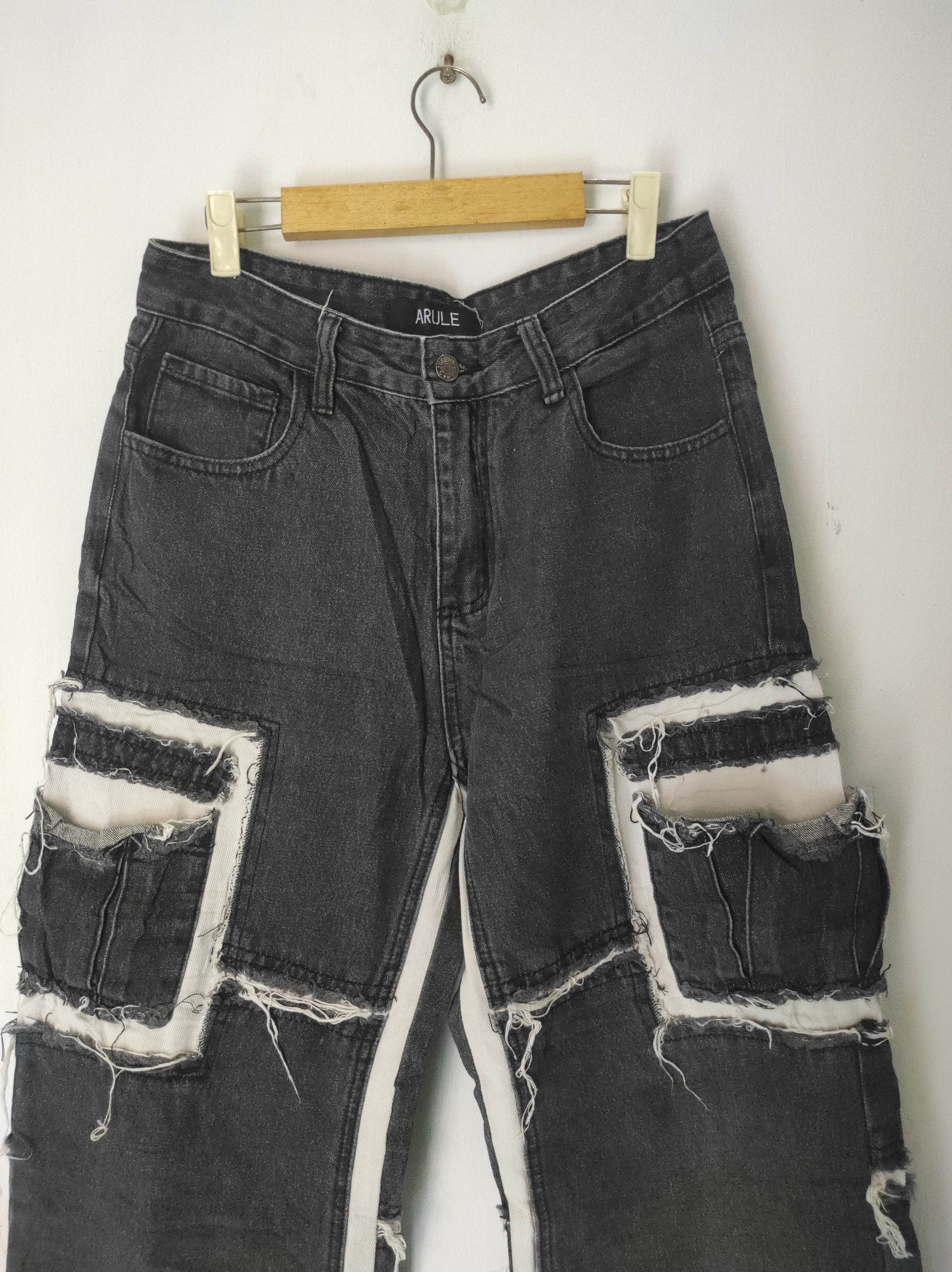 Hysteric Glamour Arule Patchwork Cargo Denim Jeans Size US 29 - 4 Thumbnail