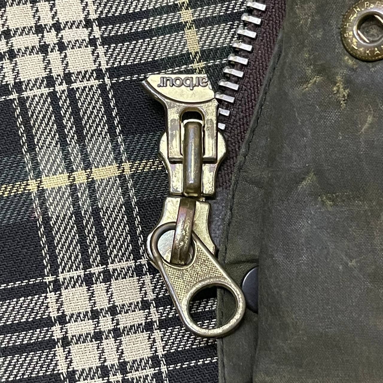 Barbour Vintage 90's Barbour Beaufort A150 Waxed Distressed Jacket Size US M / EU 48-50 / 2 - 18 Thumbnail