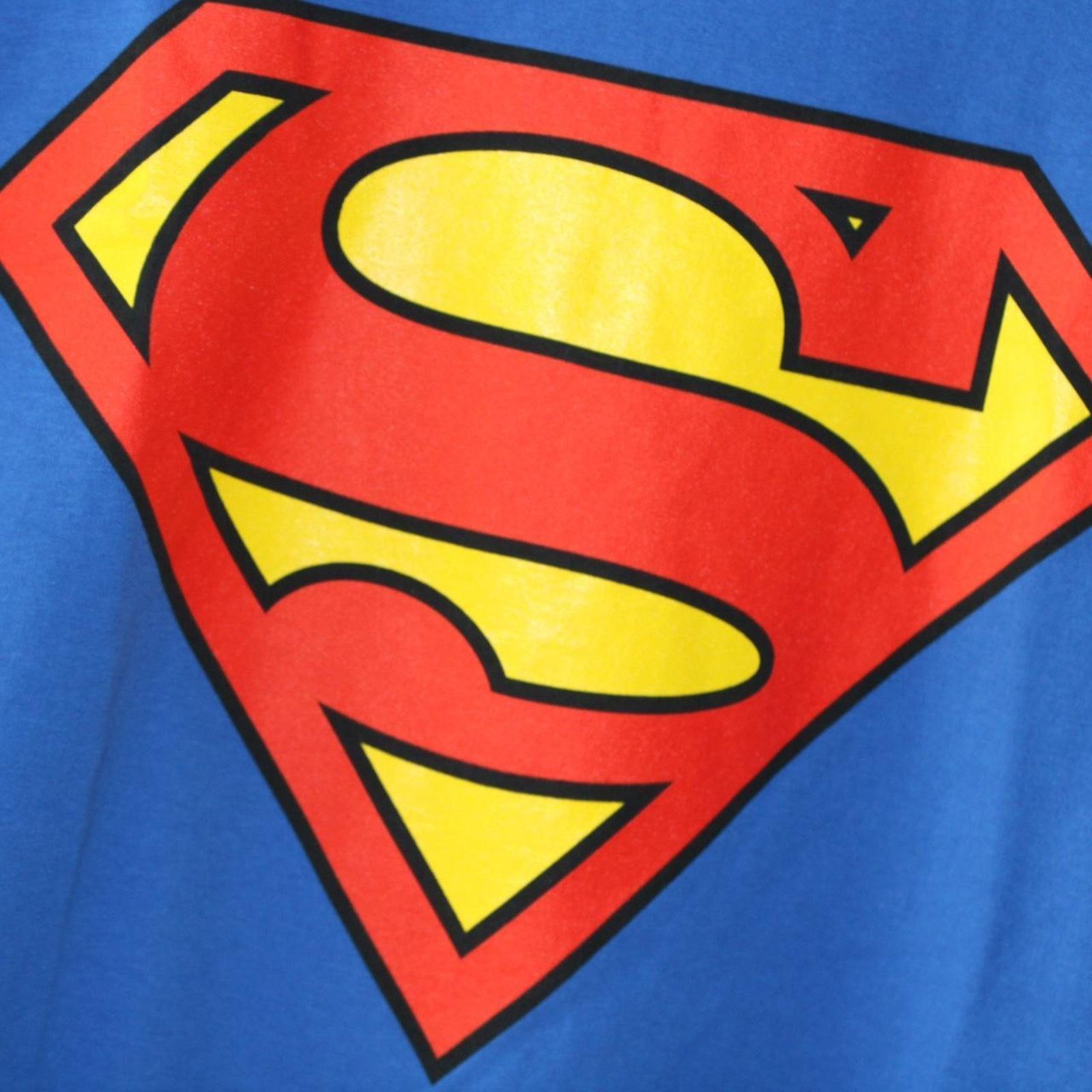 DC Comics Blue Vintage Y2K Superman Logo Graphic Tee Size US XL / EU 56 / 4 - 5 Thumbnail