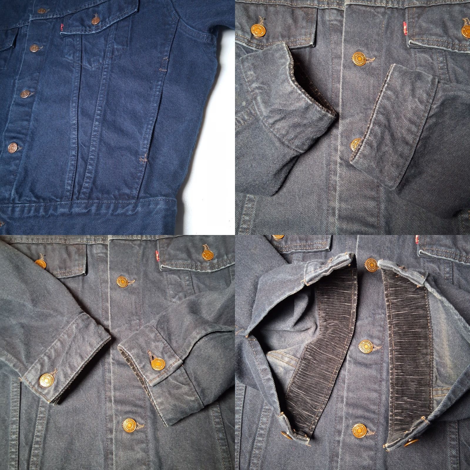 Levi's VINTAGE Levi's Levi Strauss Denim Jean Jacket L Blue Corduroy Trucker 70599 0730 Size US 33 - 10 Thumbnail