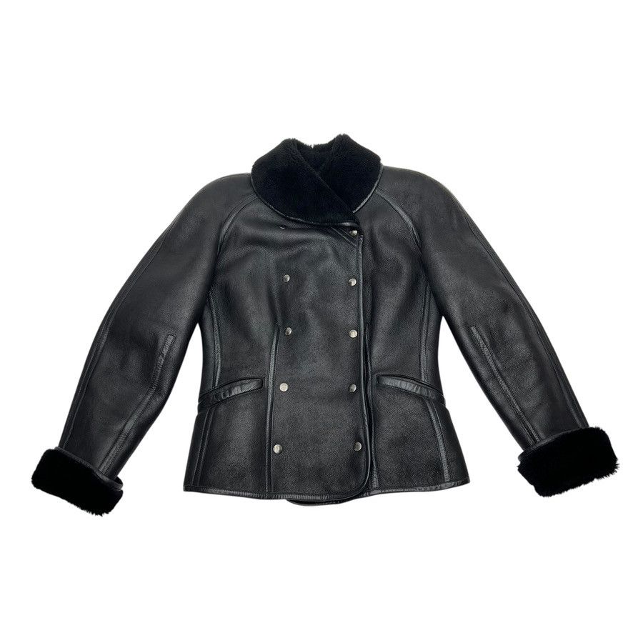Kenzo Kenzo Black Shearling Leather Jacket Size M / US 6-8 / IT 42-44 - 2 Thumbnail