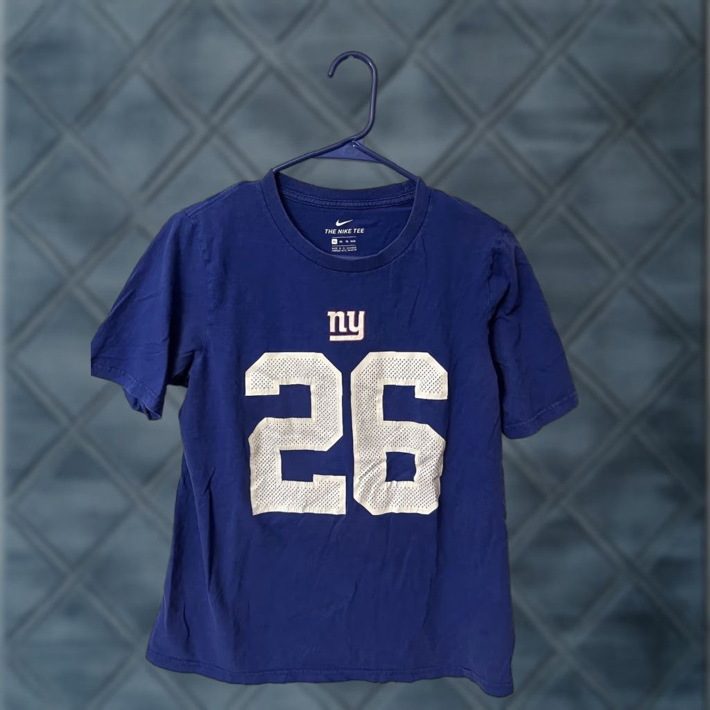 Nike Nike Dri-Fit Short Sleeve T-Shirt Mens XL Blue Saquon Barkley NY Giants Football Sports Size US XL / EU 56 / 4 - 1 Thumbnail