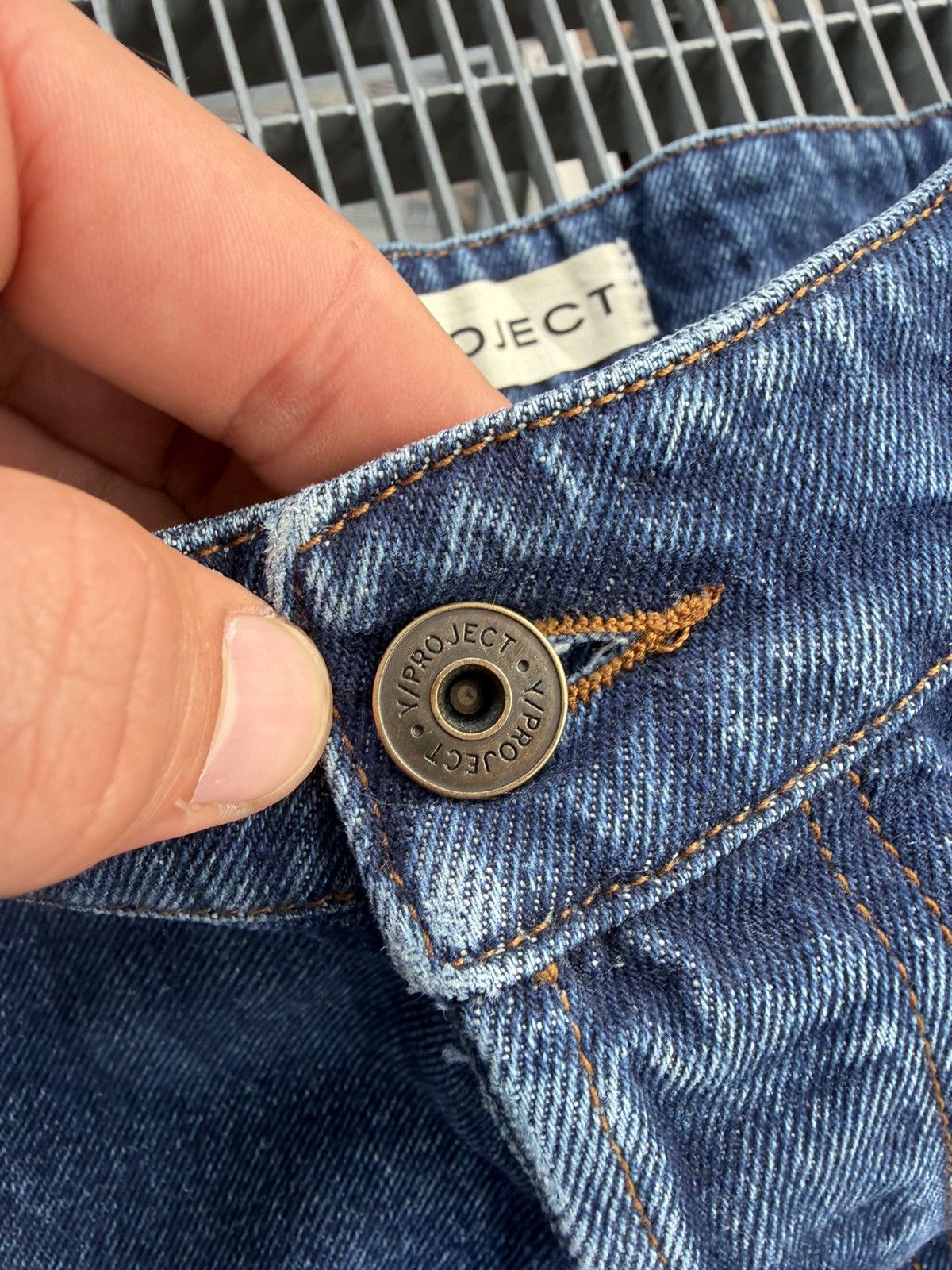 Y/Project Y/Project Peep Show Stone Washed Denim Unisex Jeans Size US 30 / EU 46 - 14 Thumbnail