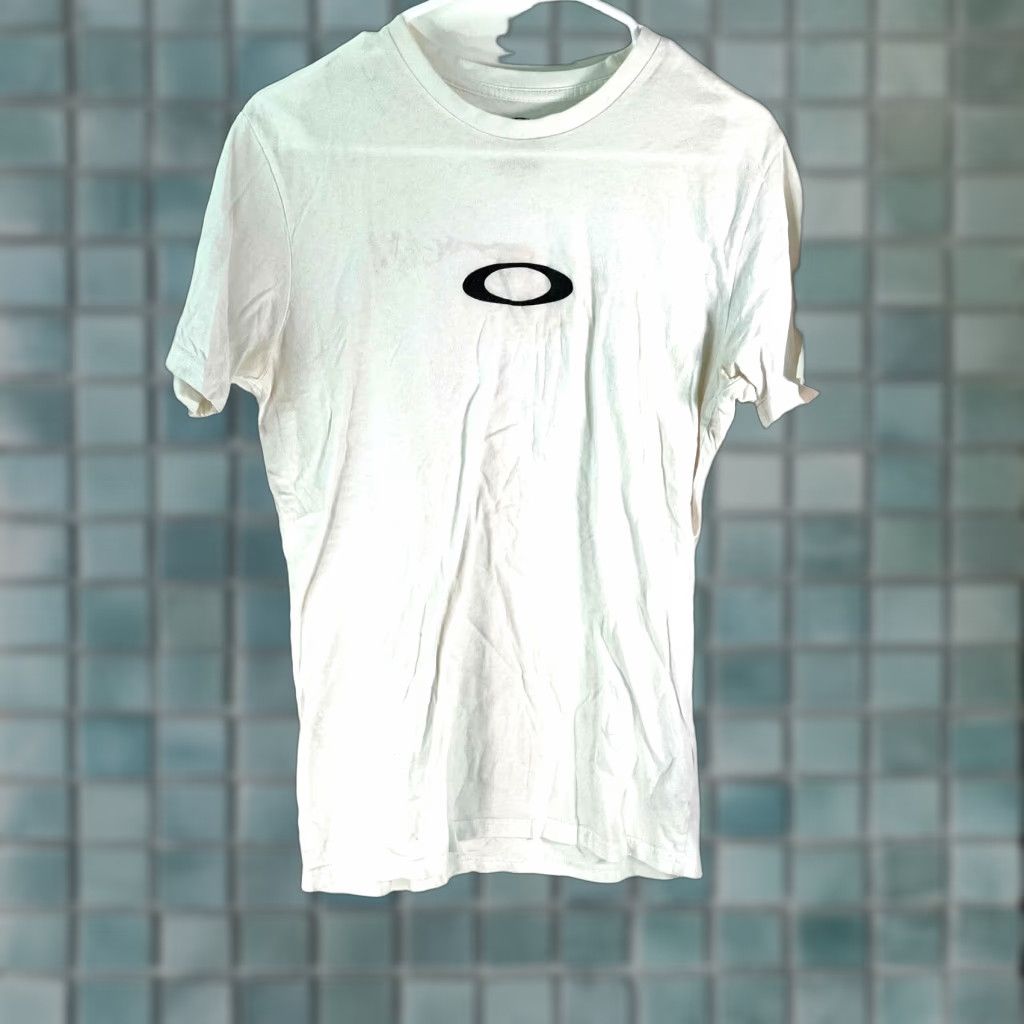 Oakley Oakley Mens Regular Fit Short Sleeves Crew Neck Pullover White T Shirt Size M Size US M / EU 48-50 / 2 - 1 Thumbnail