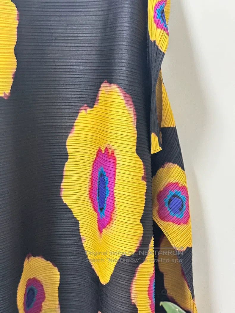 Issey Miyake Issey Miyake Gorgeous Sunflower Long Top Size XXL / US 16-18 / IT 52-54 - 2 Thumbnail