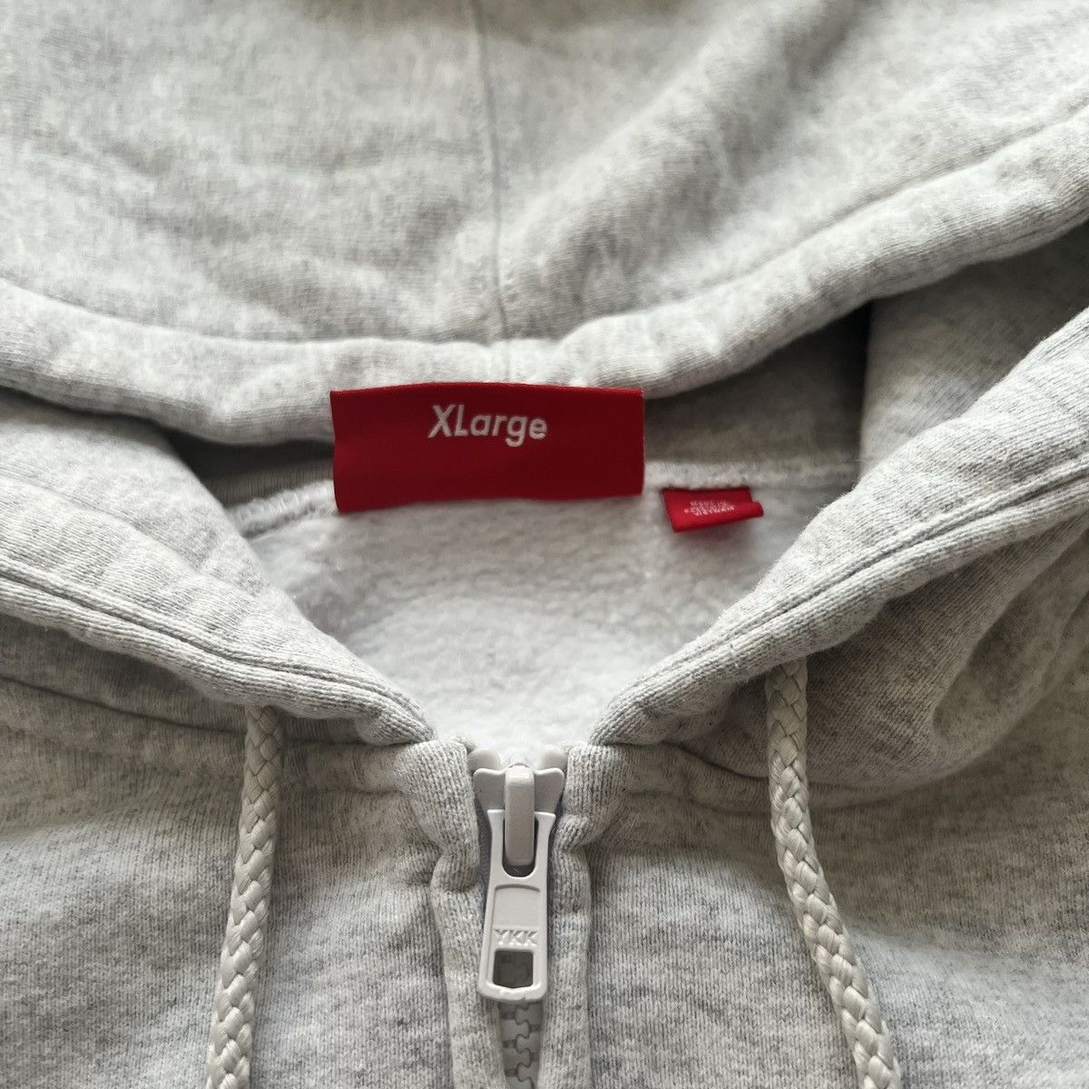 Supreme Supreme Work Zip Up Hooded Sweatshirt Grey XL Size US XL / EU 56 / 4 - 3 Thumbnail
