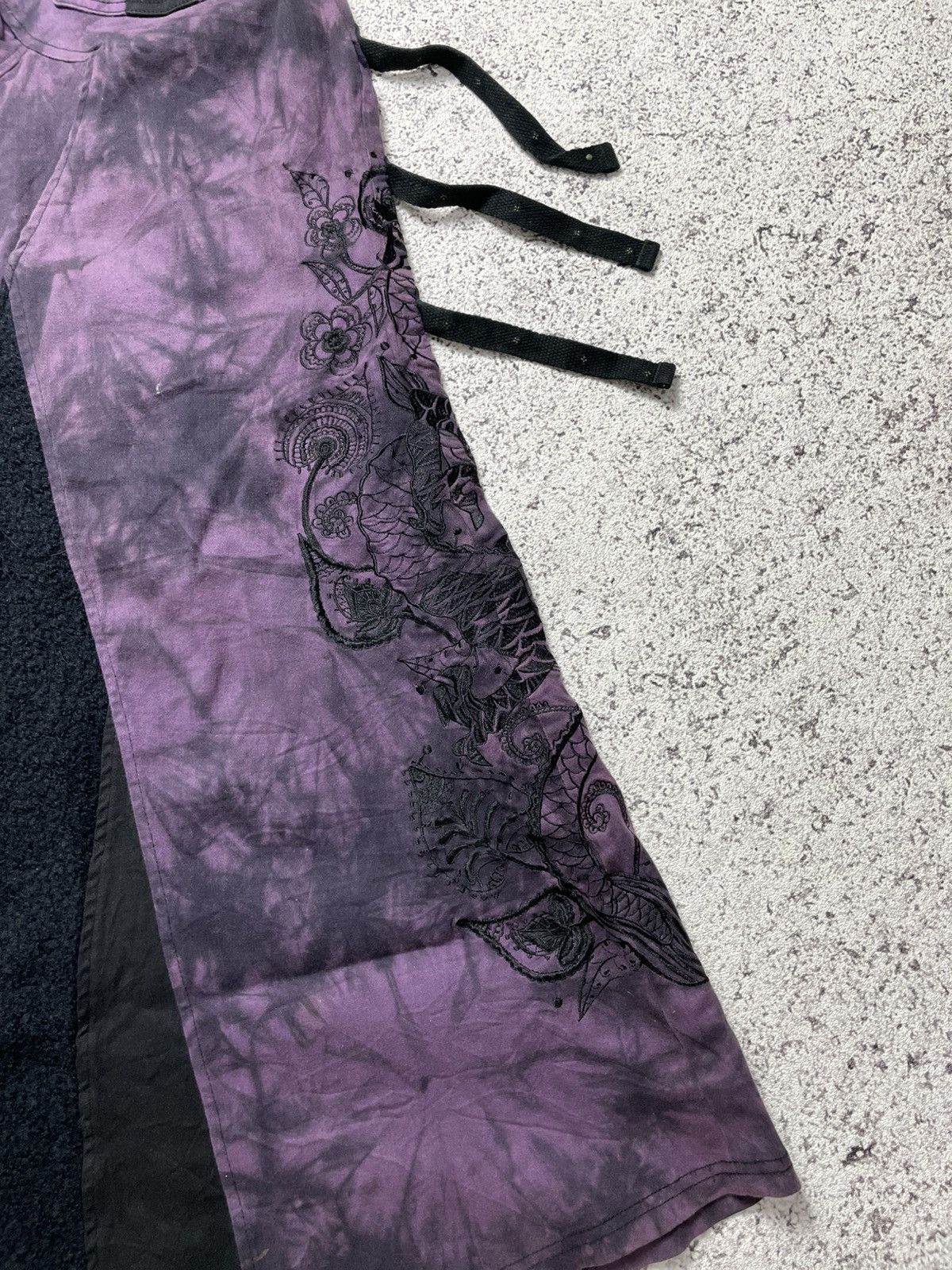 If Six Was Nine 2000s Ozz On - Gothic Vkei Japan Flare Maxi Skirt Size 27" / US 4 / IT 40 - 5 Thumbnail