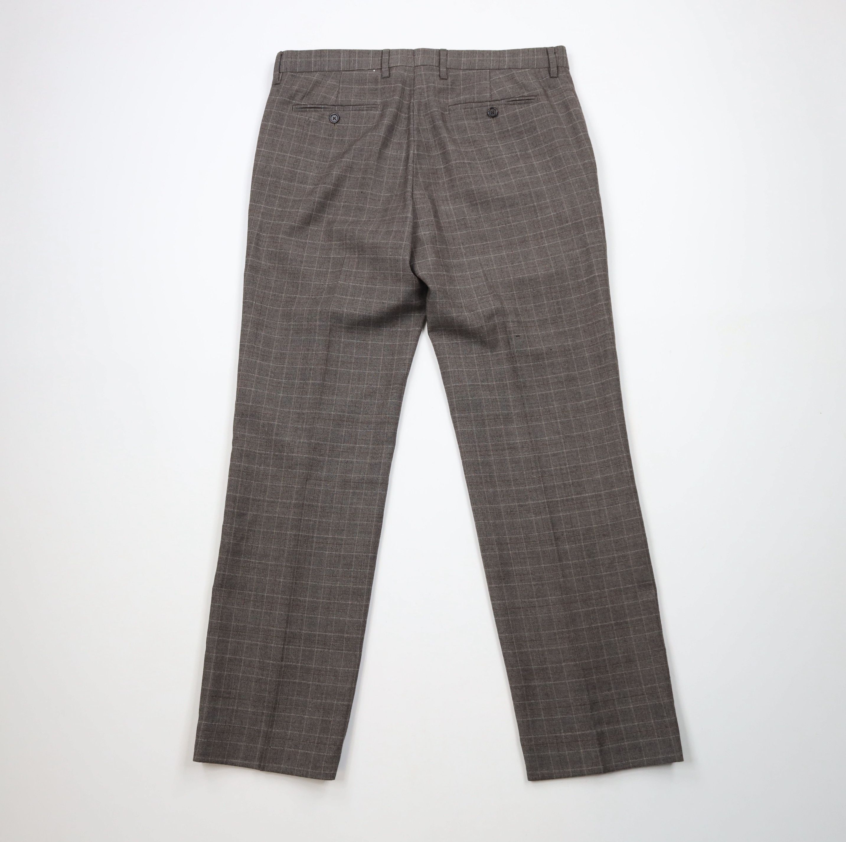 Banana Republic × Vintage Banana Republic Tailored Slim Fit Wool Chino Pants Plaid Size 34 - 11 Thumbnail