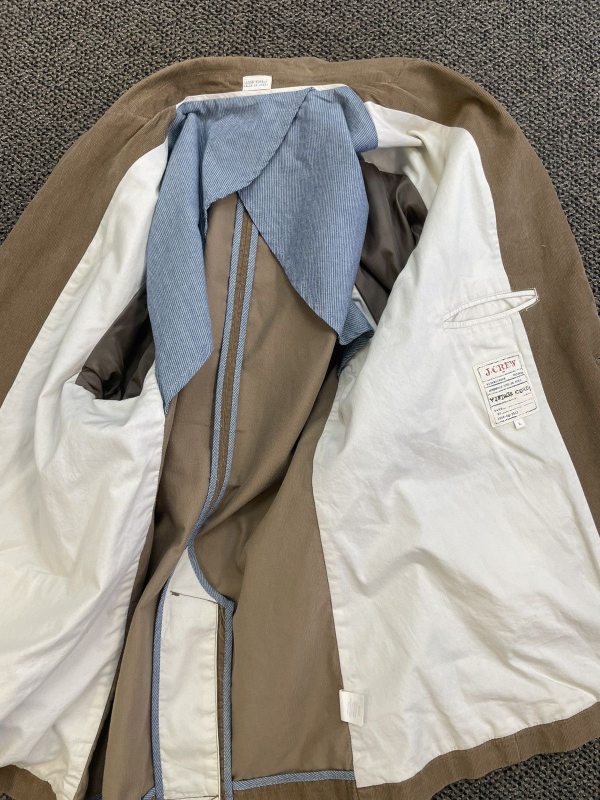 J.Crew Fine Wale Corduroy Sport Jacket Size 44R - 6 Thumbnail