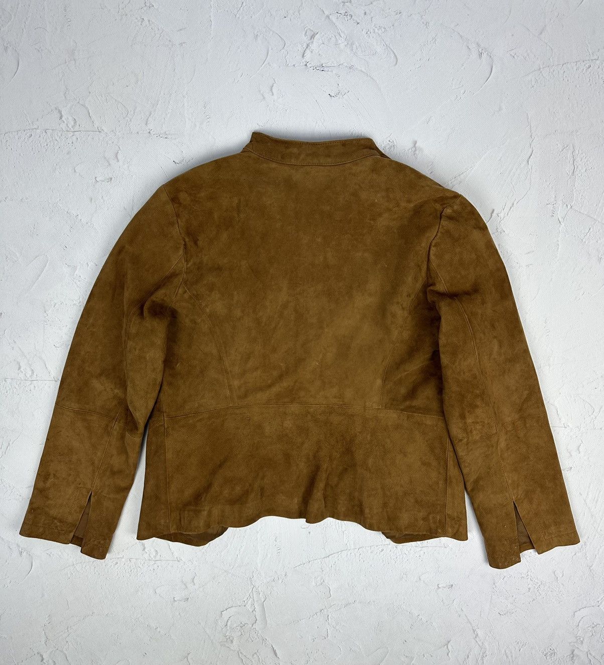 If Six Was Nine Vintage Brown Suede Jacket Size XL / US 12-14 / IT 48-50 - 12 Thumbnail