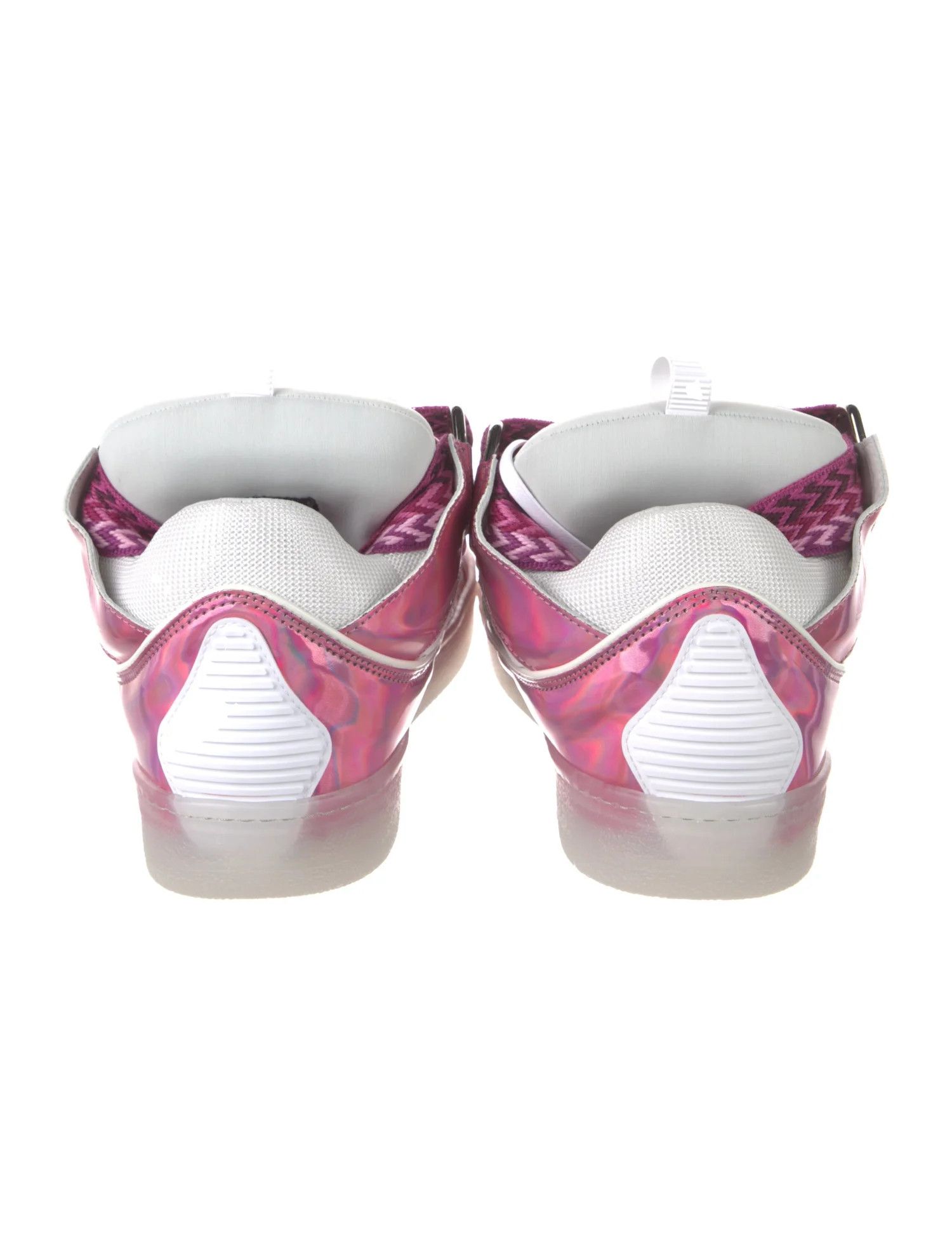 Lanvin o1w1db11124 Patent Leather Sneakers in Pink/White Size US 7 / IT 37 - 4 Thumbnail