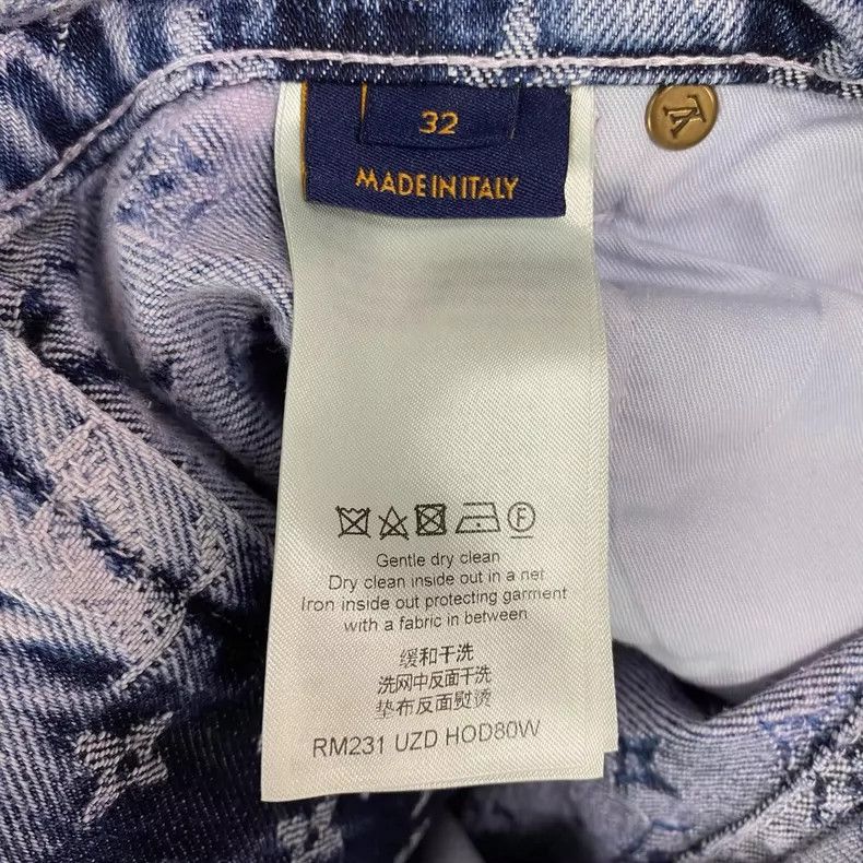 Louis Vuitton LOUIS VUITTON presbyopia and full print jeans 2504-Nextarro Size US 32 / EU 48 - 8 Thumbnail