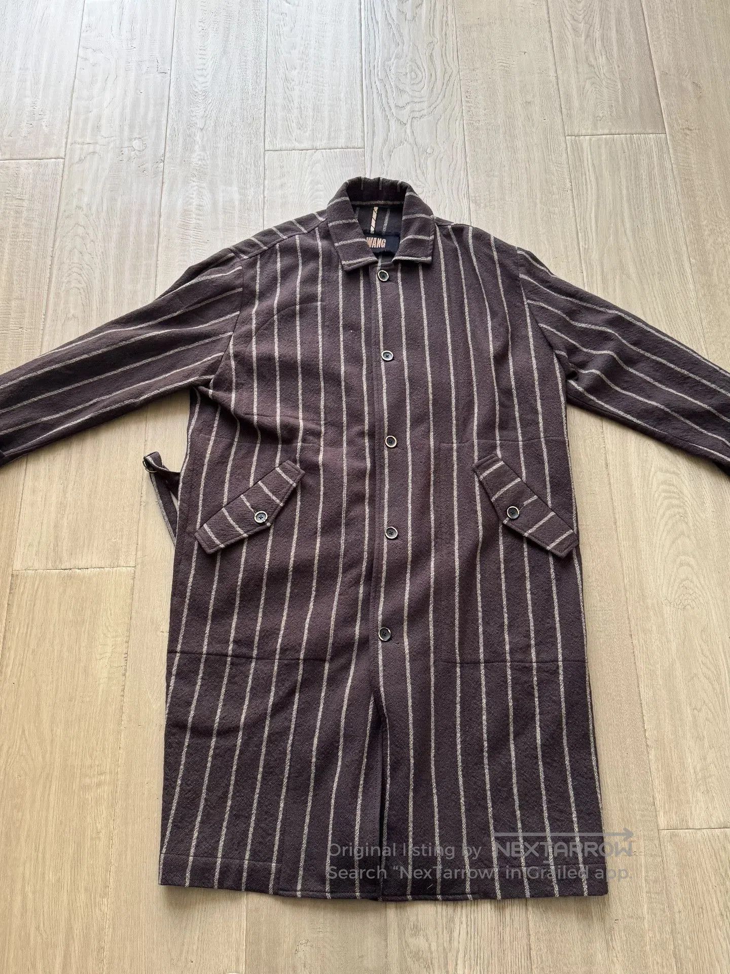 Uma Wang Uma Wang 20AW Striped Coat. Size S / US 4 / IT 40 - 1 Thumbnail