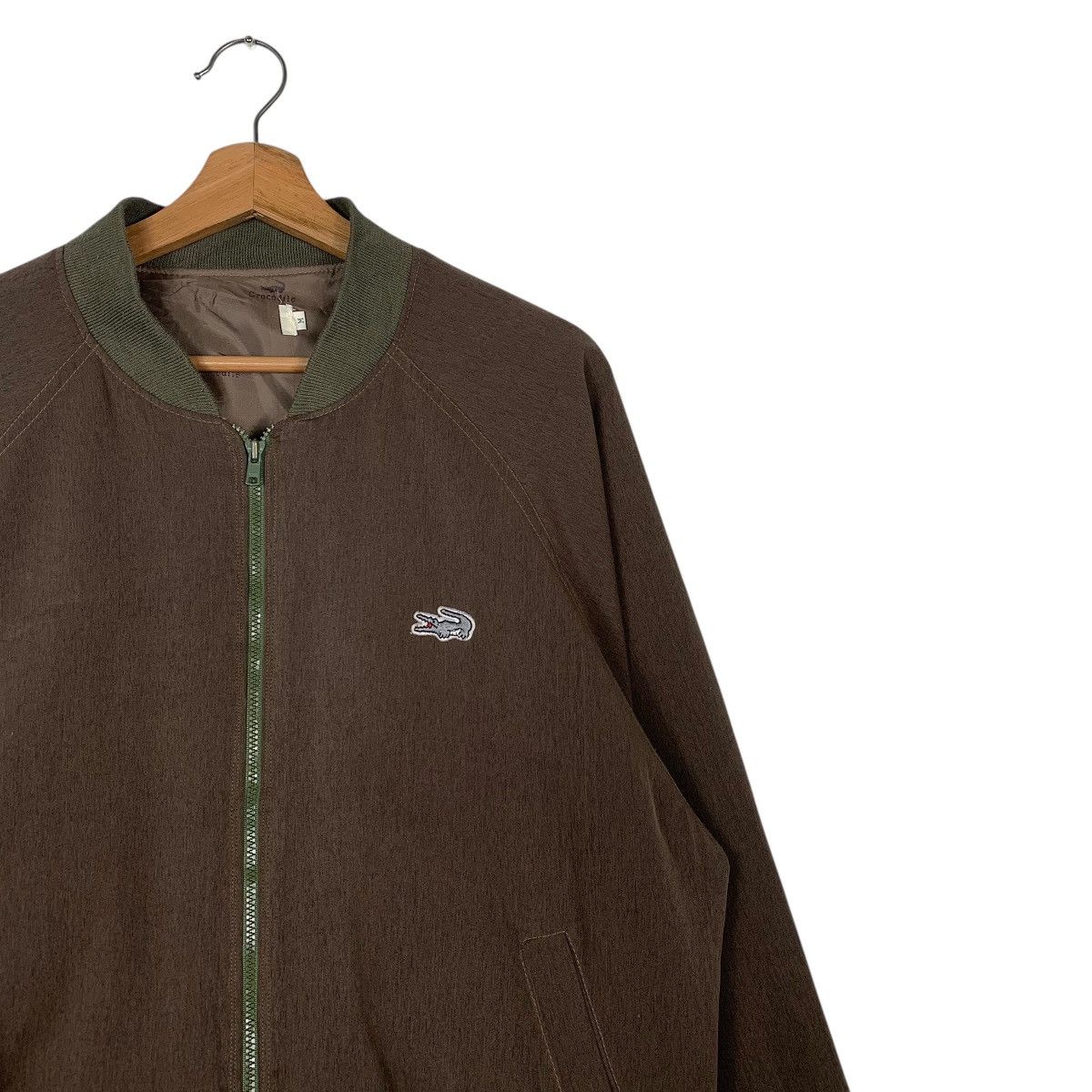 Lacoste Vintage Crocodile Fleece Bomber Jacket Size US M / EU 48-50 / 2 - 5 Thumbnail