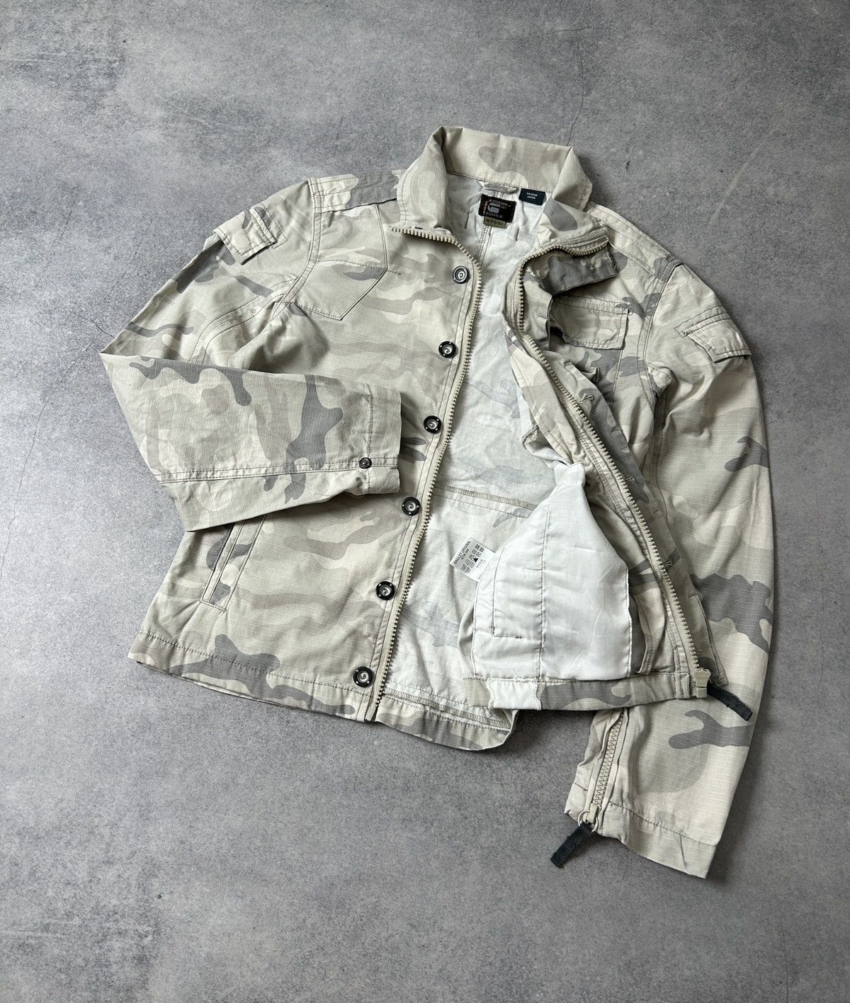 G-Star Vintage G-Star Raw camo jacket mens multi-pocket Size US M / EU 48-50 / 2 - 2 Thumbnail
