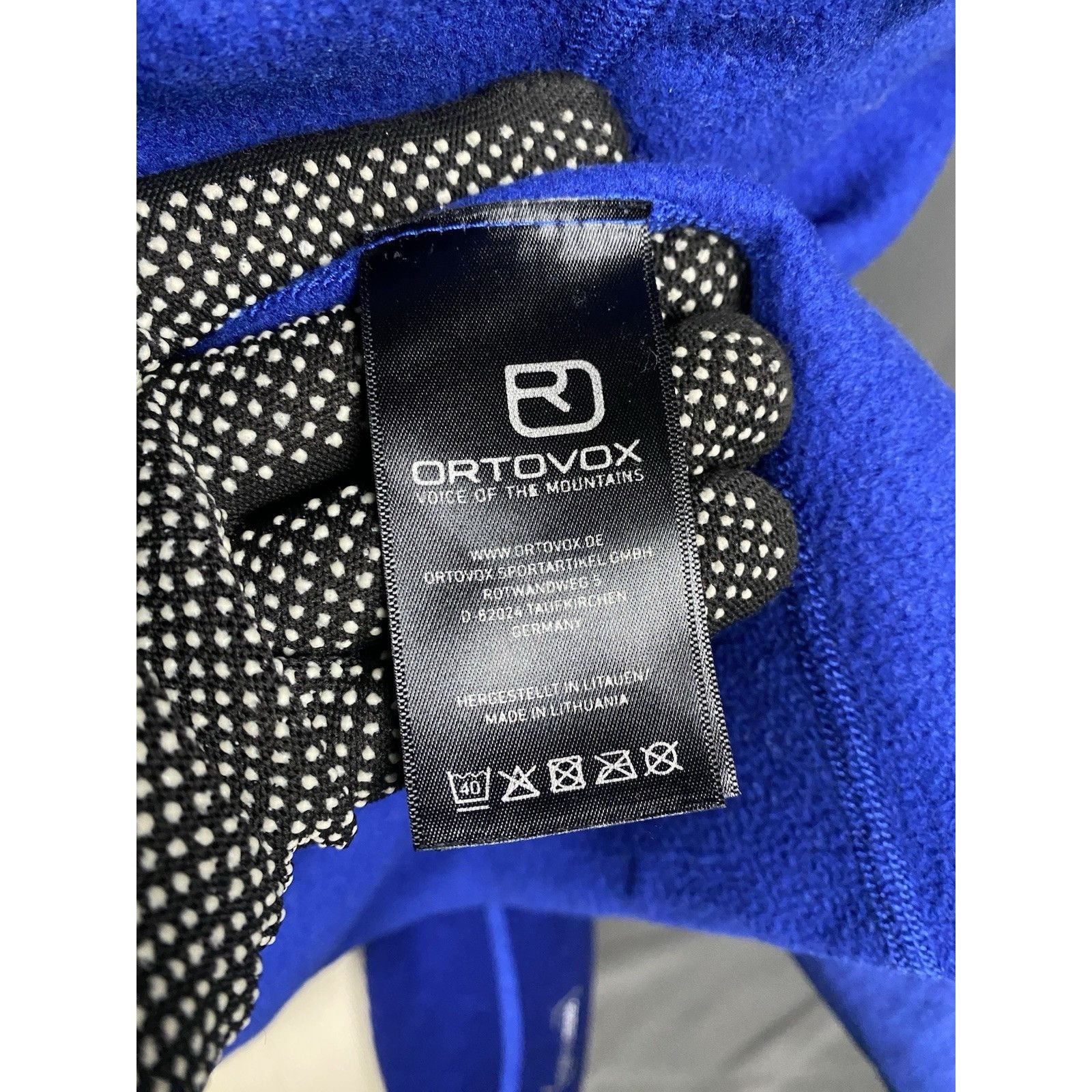 ORTOVOX Ortovox Men's Blue Full Zip Wool High Neck Sweater Size M Size US M / EU 48-50 / 2 - 12 Thumbnail