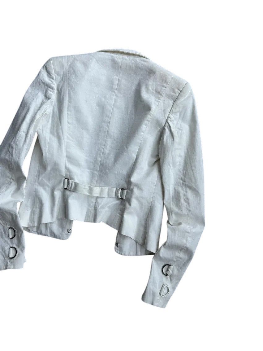 Versus Versace × Vintage Vintage Versus Versace Woman White Blazer Jacket Size S / US 4 / IT 40 - 11 Thumbnail