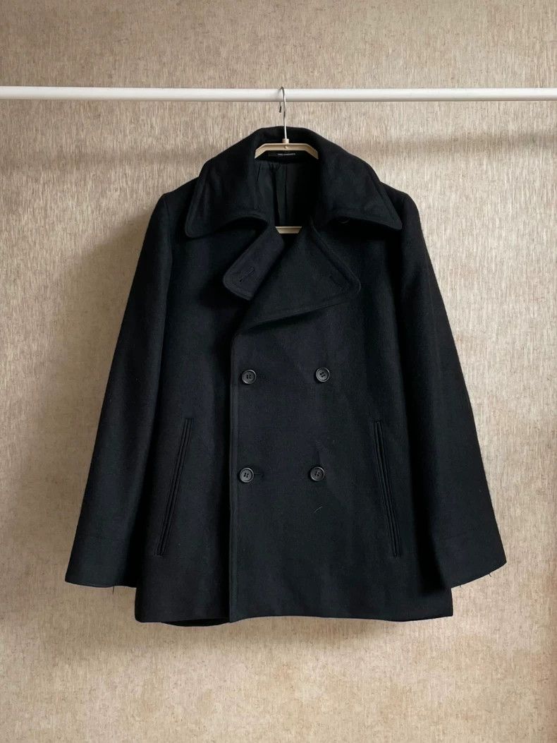 Yohji Yamamoto Yohji Yamamoto size os Black coat 2504-Nextarrow Size US M / EU 48-50 / 2 - 1 Thumbnail