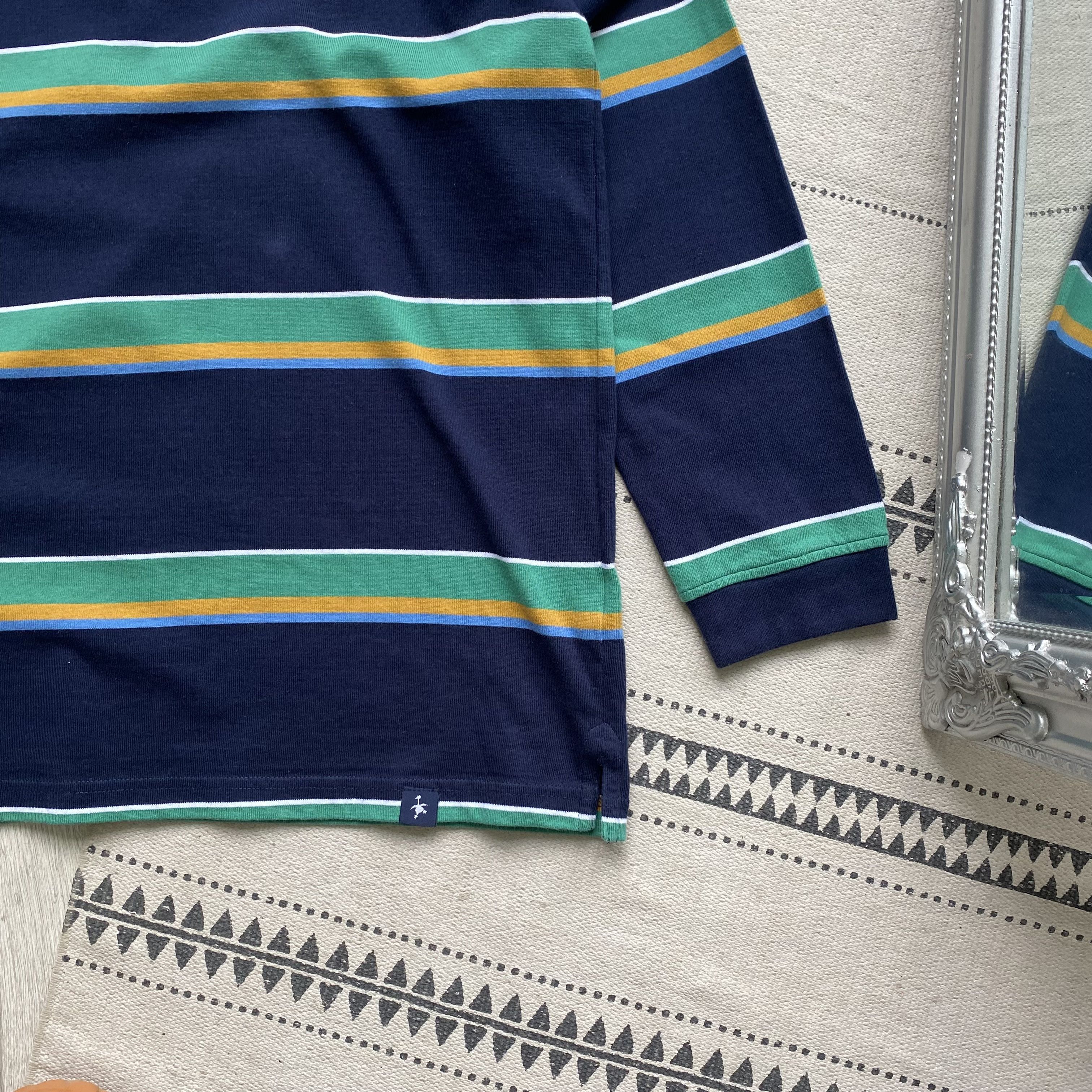 Cotton Traders Vintage Ralph Lauren striped rugby shirt long Cotton Traders Size US L / EU 52-54 / 3 - 7 Thumbnail