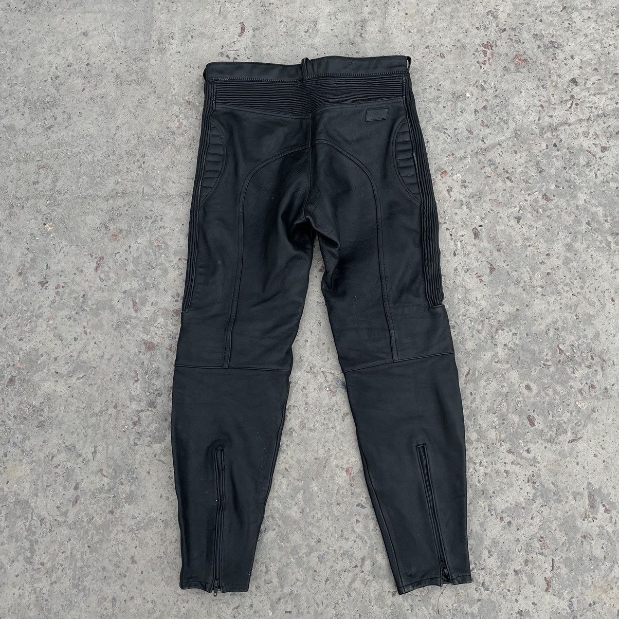 Vintage Vintage Moto Leather Pants Polo 54 Size 90s Y2K USA Size US 33 - 2 Thumbnail