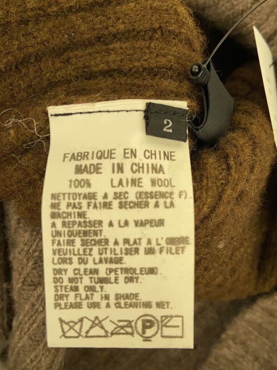 Y's × Yohji Yamamoto Ribbed Raglan Turtleneck Wool Knit Sweater Size M / US 6-8 / IT 42-44 - 5 Thumbnail