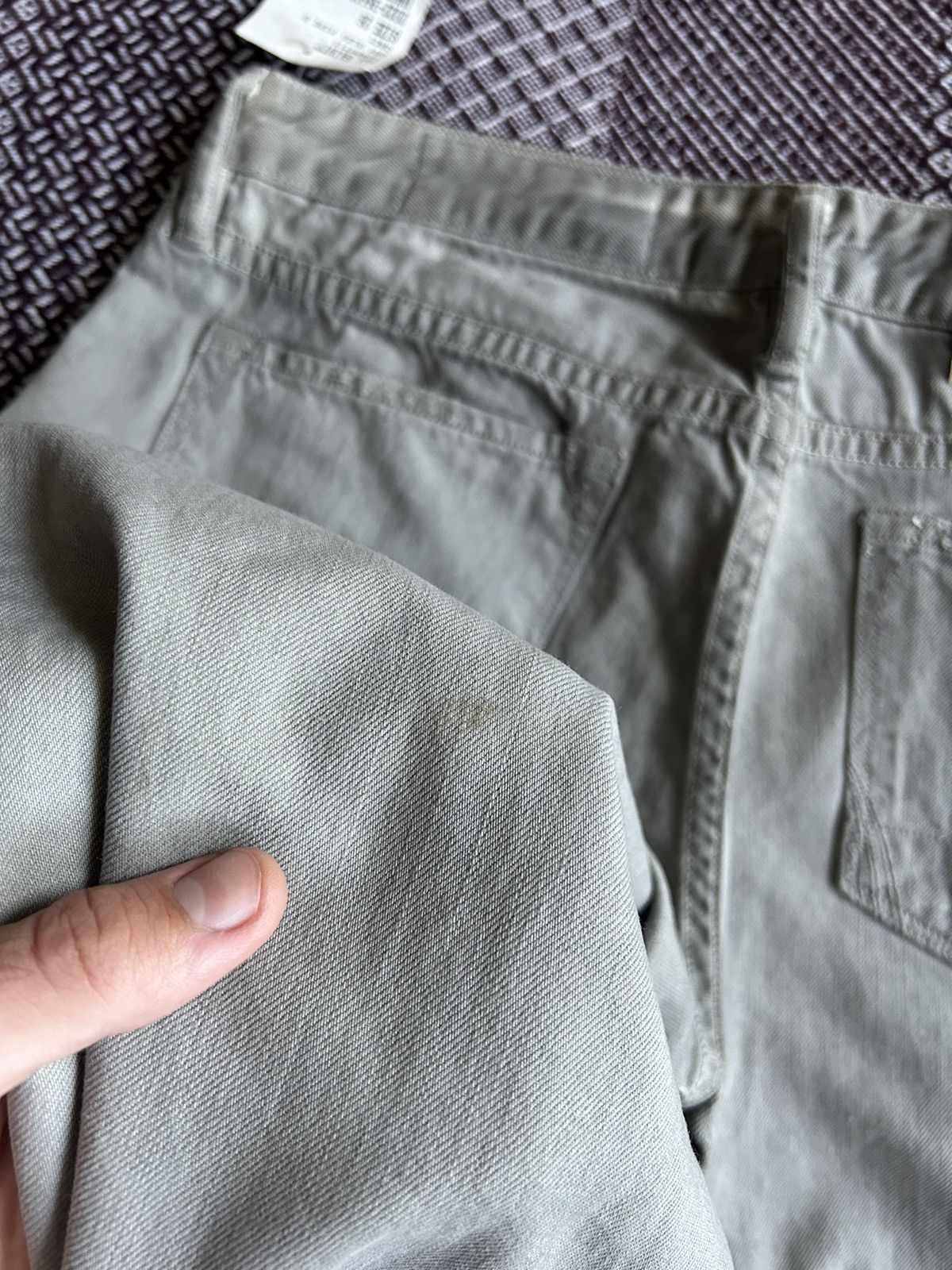 Allsaints × Designer ALLSAINTS GREY BLEACH PIPE SKI SIZE 28 / 32 DISTRESSED JEANS Size US 28 / EU 44 - 9 Thumbnail