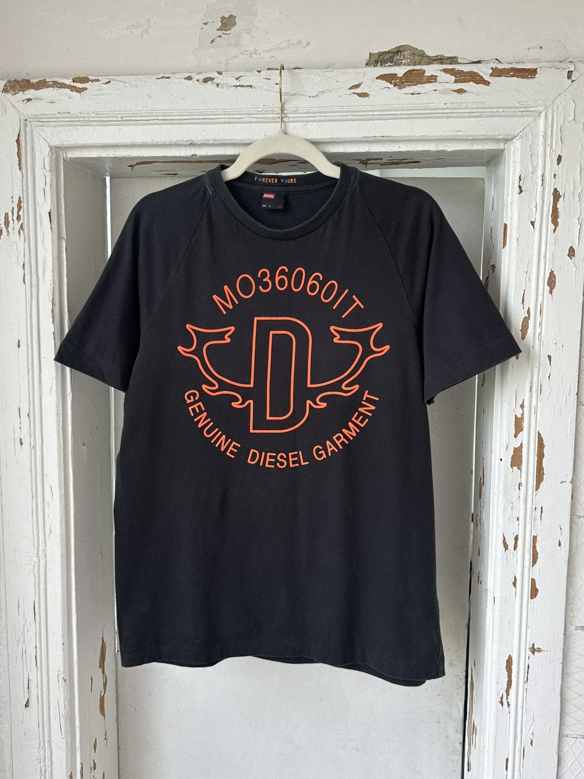 Diesel Vintage Diesel Printed Black T-shirt Size US M / EU 48-50 / 2 - 1 Thumbnail