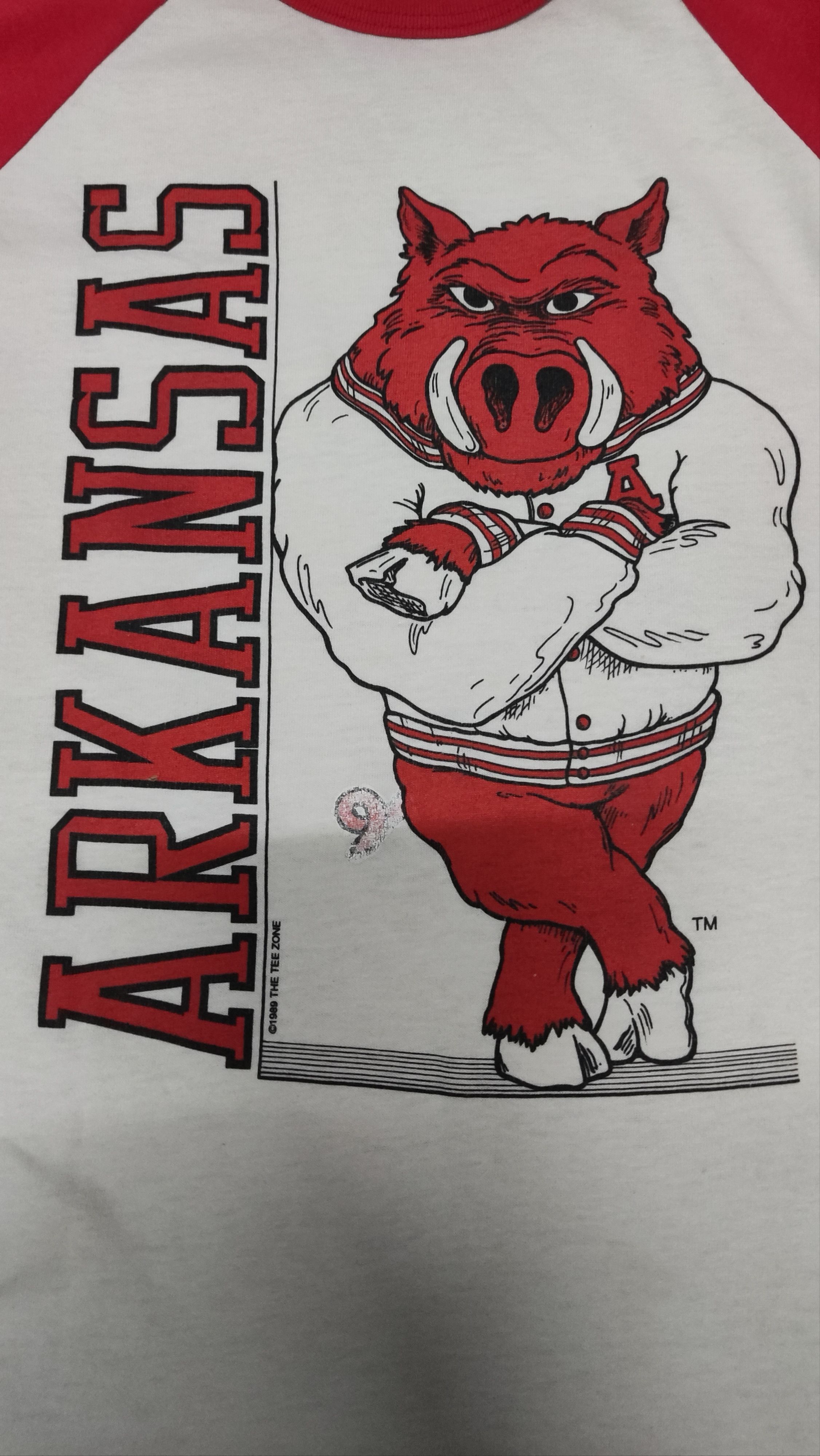 Augusta Sportswear 🔥SALE🔥 Vintage 1989 Rare Arkansas Size US L / EU 52-54 / 3 - 3 Thumbnail