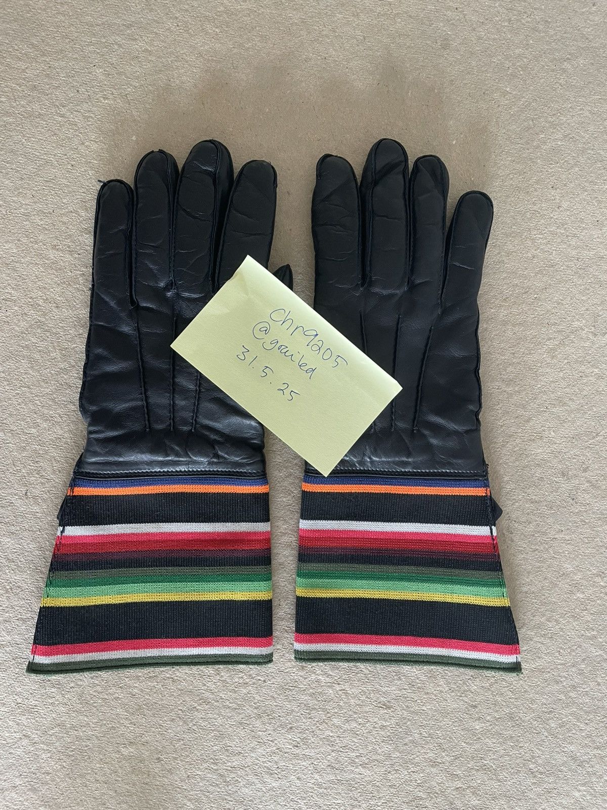 Raf Simons Raf Simons Sterling Ruby AW14 gauntlet gloves Size ONE SIZE - 2 Thumbnail