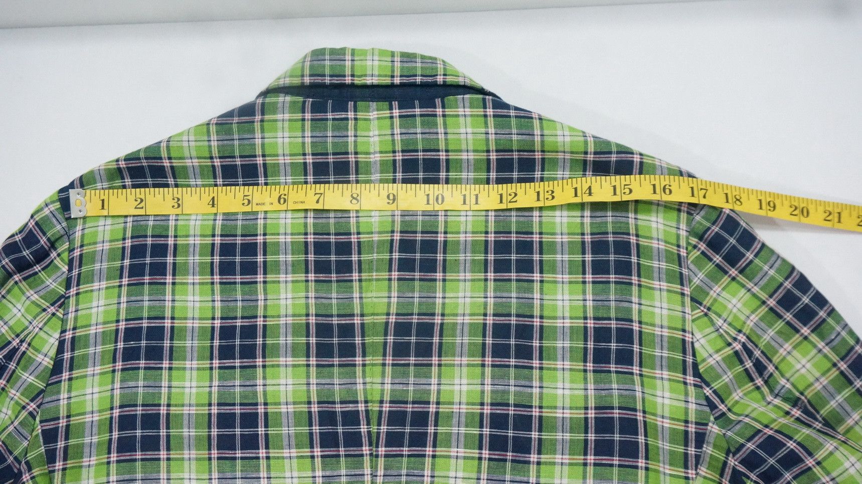 Japanese Brand Rare SHIPS Japan Tartan Light Blazer Production Sample Size 46R - 12 Thumbnail