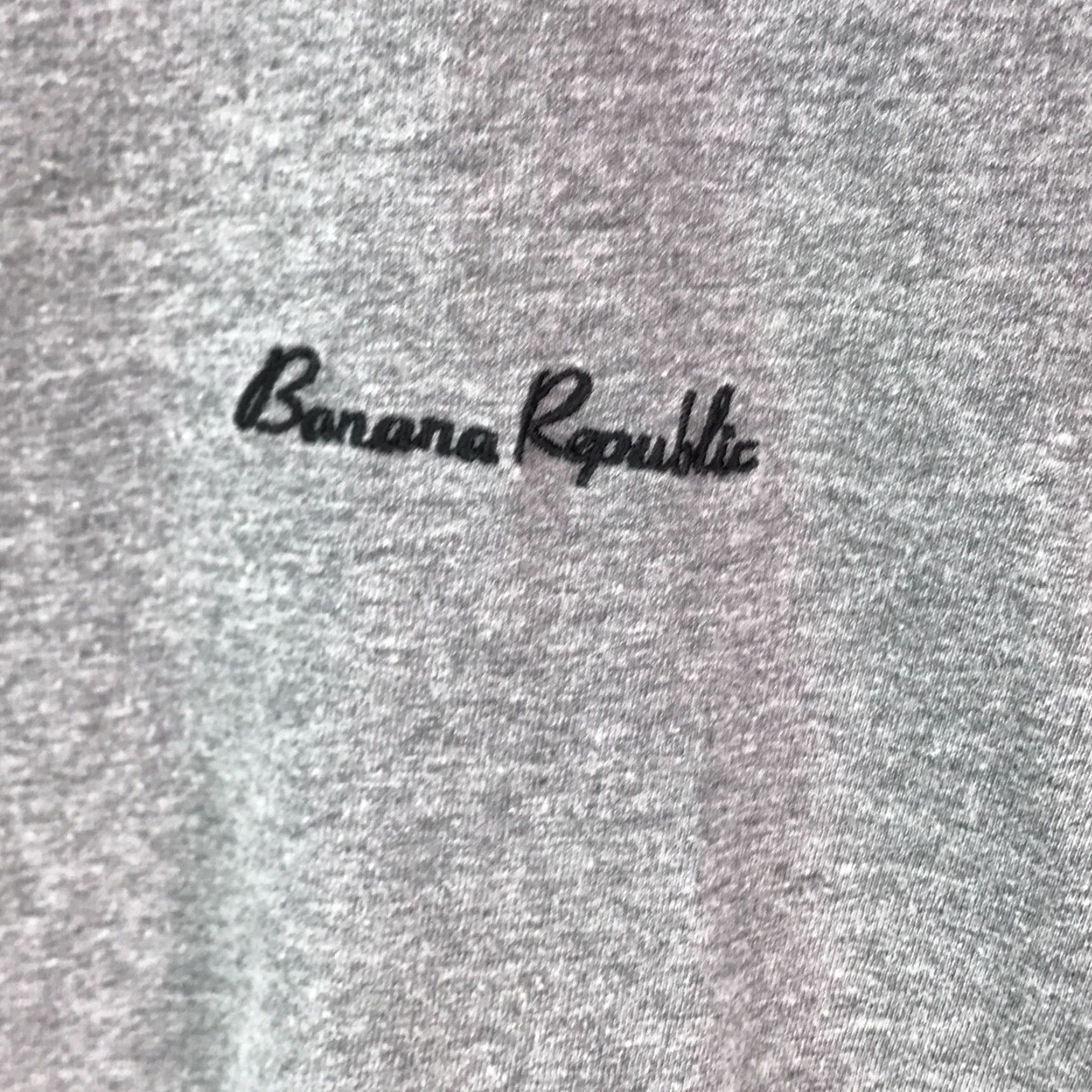 Banana Republic Banana Republic Shirt Womens Large Gray 100% Cotton Crew Neck Short Sleeve Solid Modern Casual Size L / US 10 / IT 46 - 3 Thumbnail