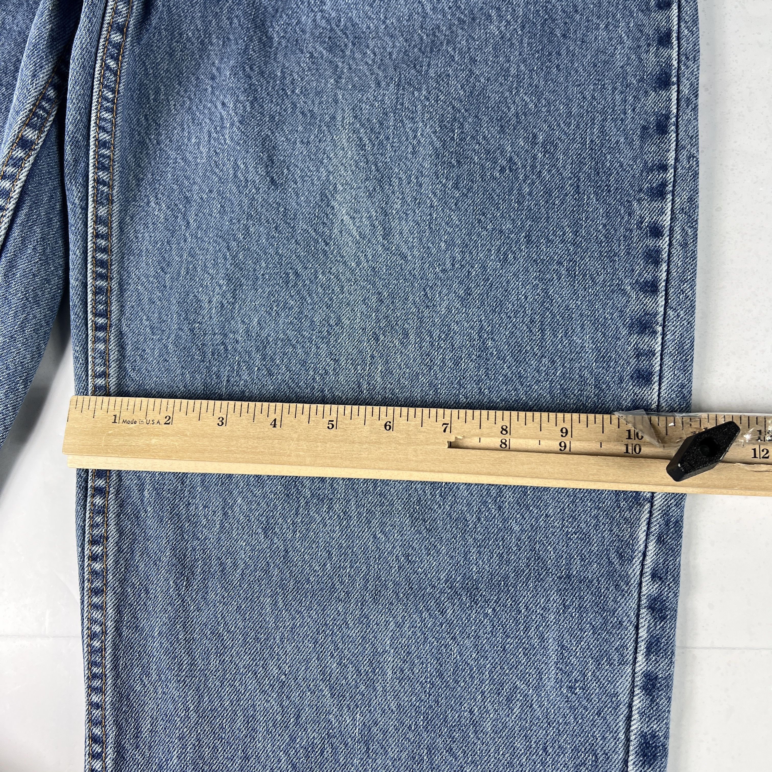 Levi's × Vintage VTG 90s Levi's Jeans 560 Loose Tapered Blue Cotton Denim Size US 32 / EU 48 - 19 Thumbnail