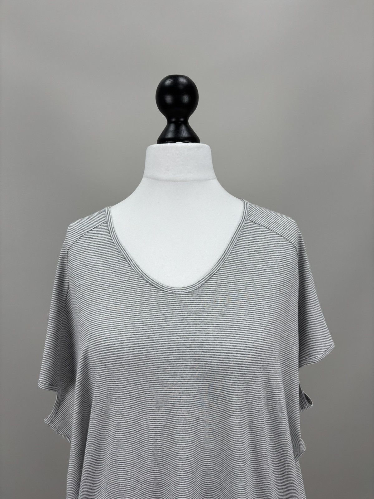 OSKA Womens t shirt OSKA Size 3 Color White/Gray Size L / US 10 / IT 46 - 3 Thumbnail