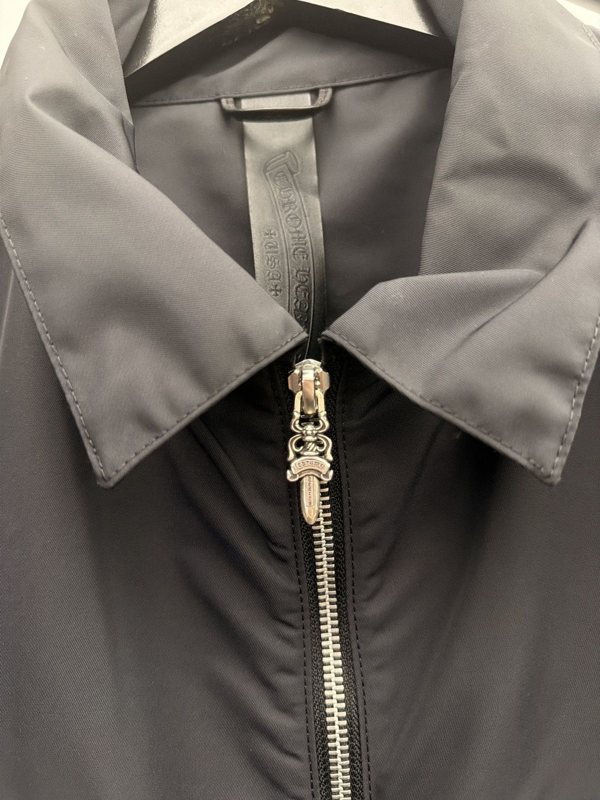 Chrome Hearts Chrome Hearts Nylon Zip-Up Shirt With Leather Pockets - XXL Size US XXL / EU 58 / 5 - 3 Thumbnail