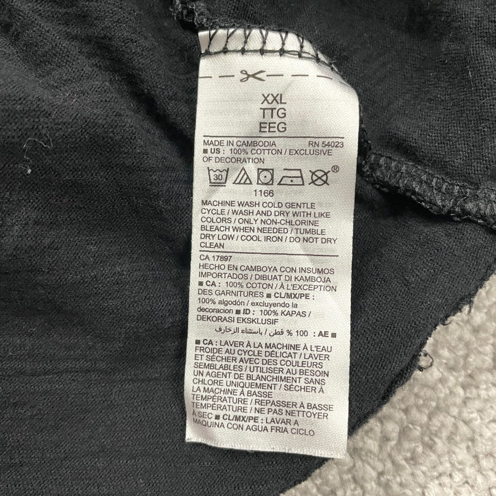 Old Navy Old Navy Blouse Women XL Black Long Sleeve Tunic Square Neck Embroidered Cotton Size XL / US 12-14 / IT 48-50 - 5 Thumbnail