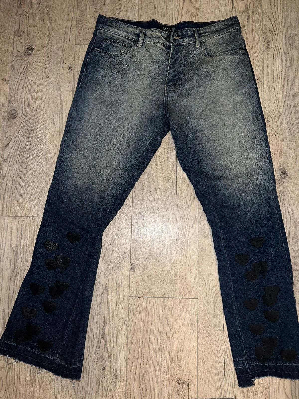 Boohoo Boohooman Flared Jeans Size US 34 / EU 50 - 1 Thumbnail