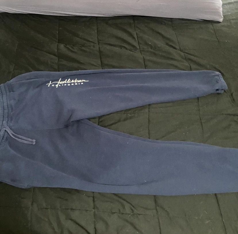 Hollister Navy Blue Hollister Sweatpants Size US 42 / EU 58 - 1 Thumbnail