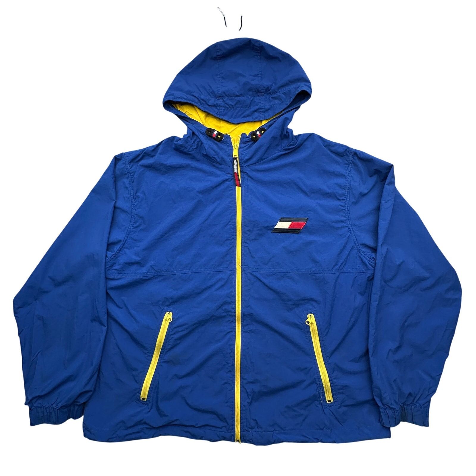 Tommy Hilfiger Vintage 90s Tommy Hilfiger Flag Windbreaker Jacket Men Large Size US L / EU 52-54 / 3 - 1 Thumbnail