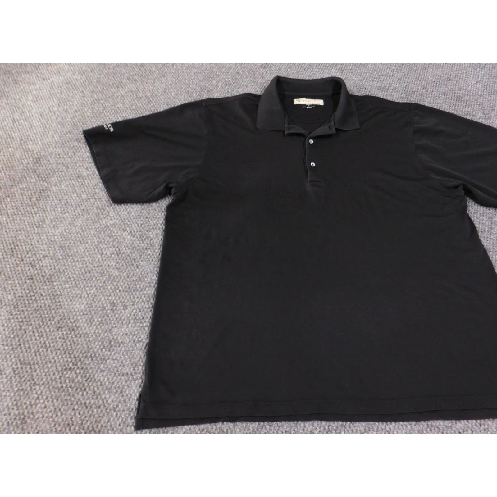 Vintage Donald Ross Polo Shirt Mens XL Black Embroidered Henssler Financial Performance Golf Polo Shirt XL Mens Black Size US XL / EU 56 / 4 - 3 Thumbnail