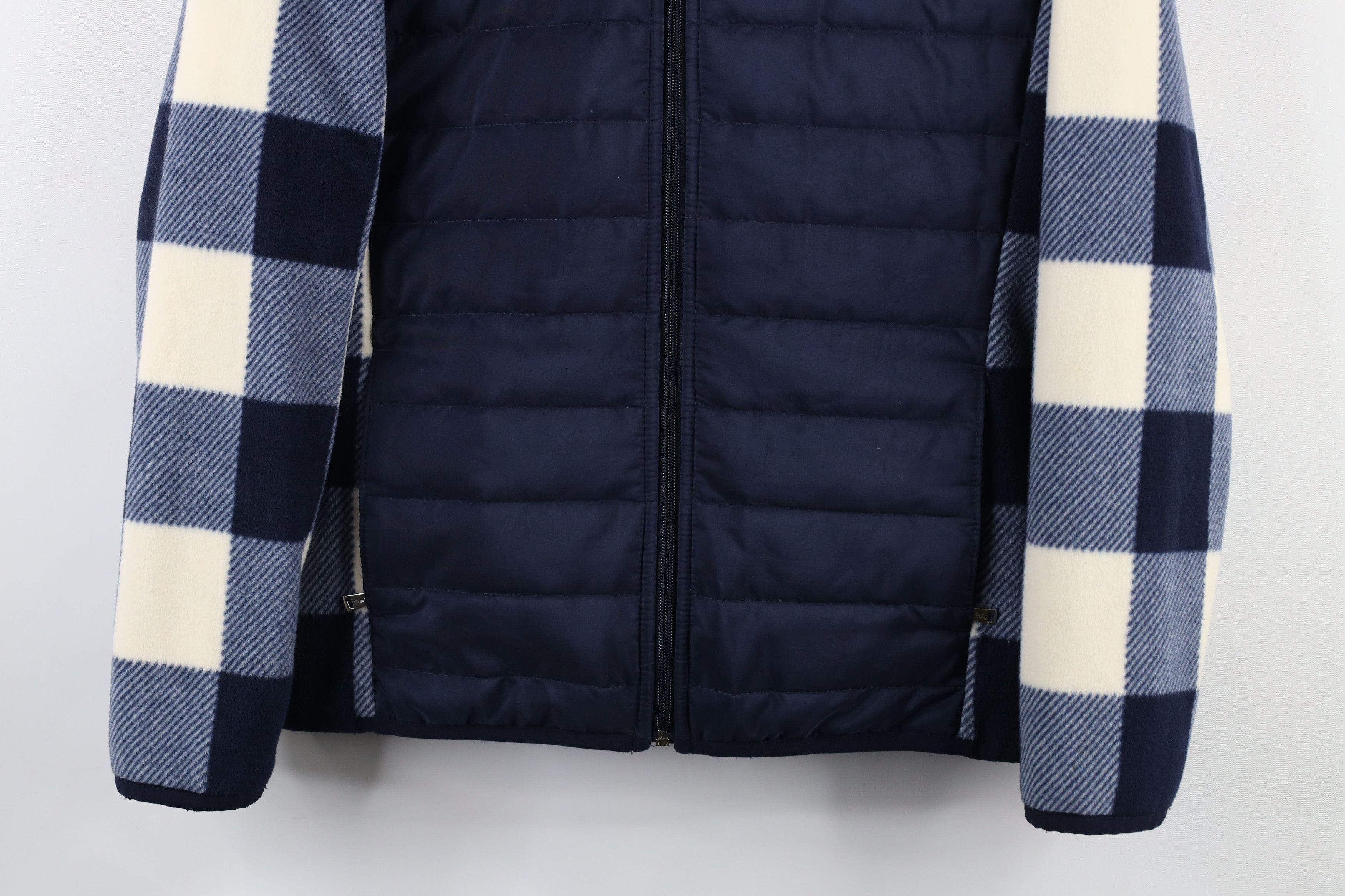 Ralph Lauren × Vintage Vintage Ralph Lauren Out Fleece Full Zip Puffer Jacket Plaid Size L / US 10 / IT 46 - 3 Thumbnail