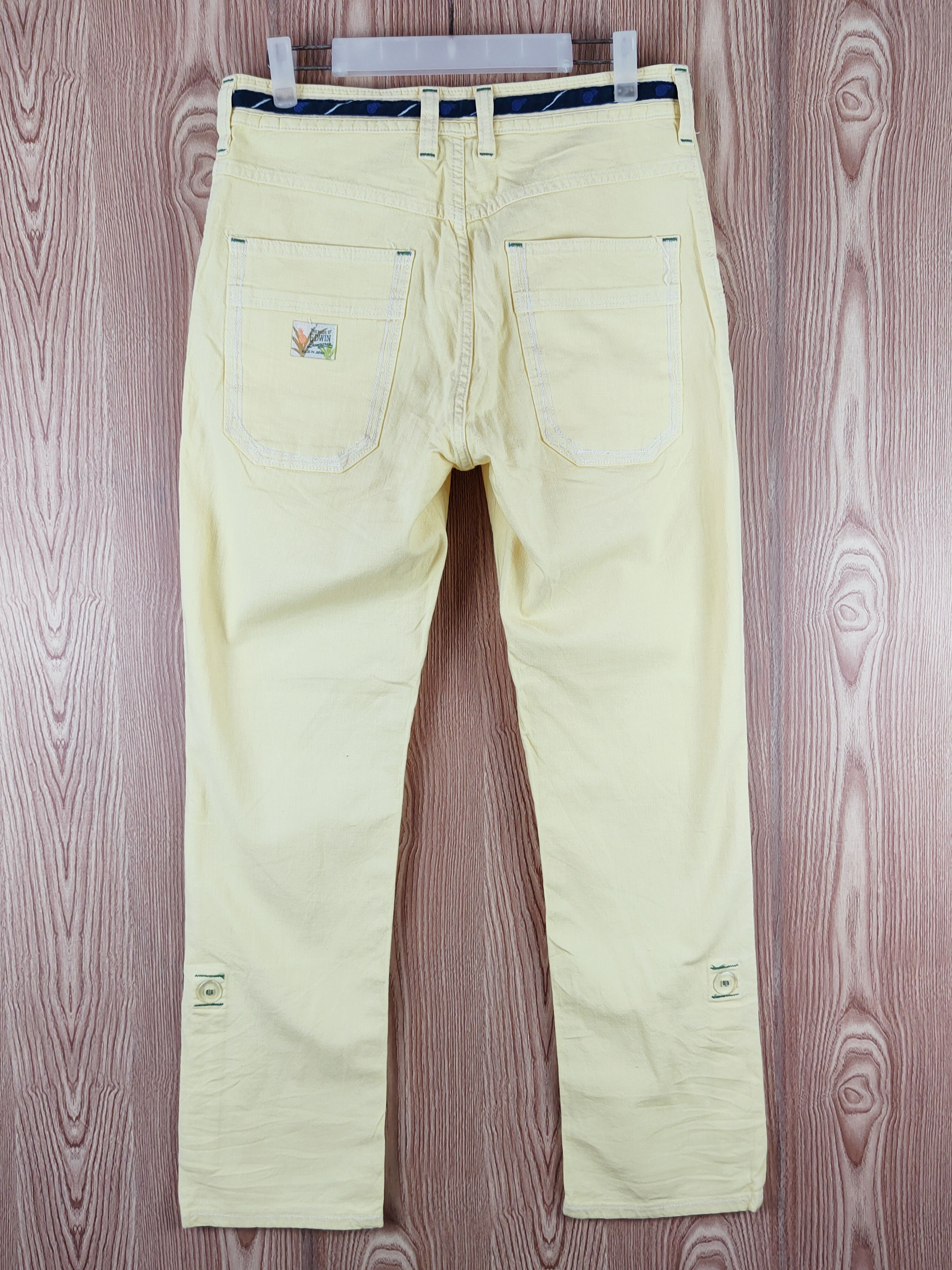 Edwin Edwin dungaree japan Yellow cargo Casual Pants #W842 Size US 29 - 8 Thumbnail