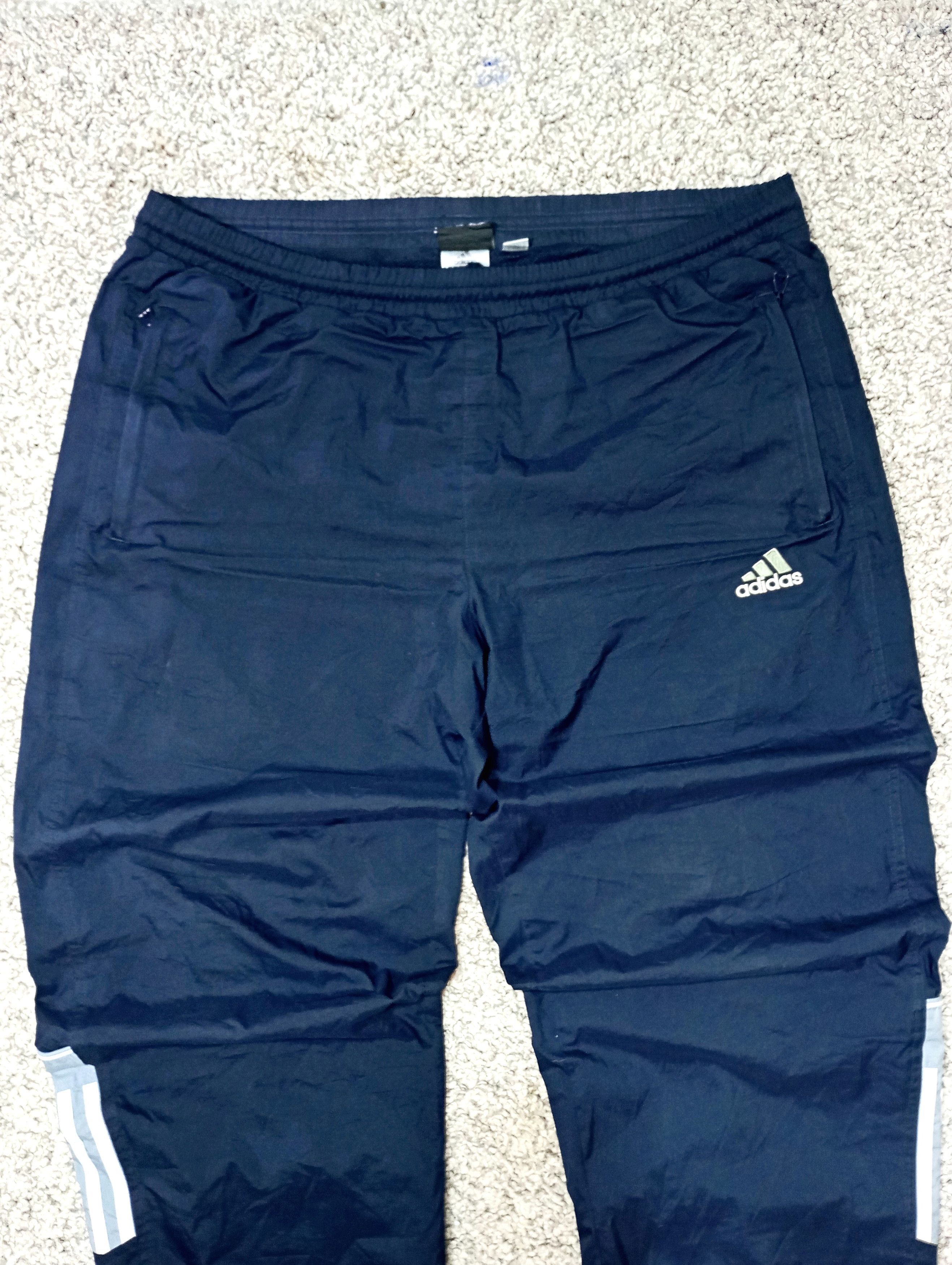 Adidas × Vintage Adidas Vintage Nylon track drill baggy Y2K Pants Size US 34 / EU 50 - 7 Thumbnail