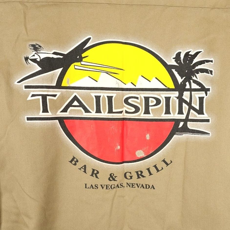 Dickies VINTAGE Dickies Tailspin Bar & Grill Shirt Mens XL Beige Y2K Las Vegas Size US XL / EU 56 / 4 - 3 Thumbnail