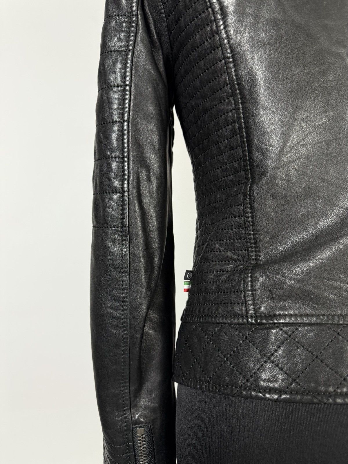 Philipp Plein Philipp Plein Couture Leather Biker Jacket Size M Size M / US 6-8 / IT 42-44 - 9 Thumbnail